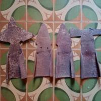 Quattro Antichi Vomeri Siciliani per Aratro