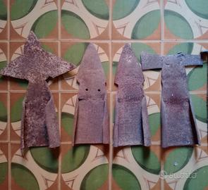 Quattro Antichi Vomeri Siciliani per Aratro