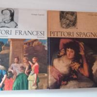 2 libri arte Pittori francesi e pittori spagnoli