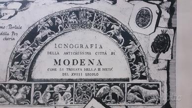 Icnografia dell'antica citta' di Modena