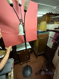 Piantana in ferro e vetri di murano