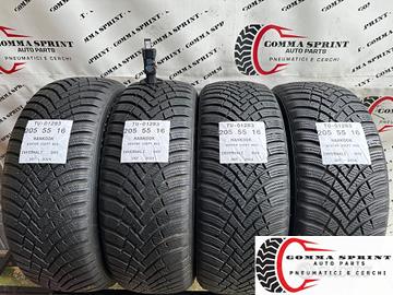 4 PNEUMATICI 205/55 R16 HANKOOK INVERNALI
