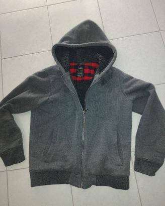 Alcott felpa tg XL uomo imbottita grigio 