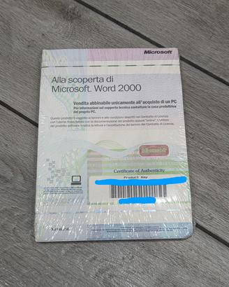 Microsoft Word 2000 originale sigillato Versione