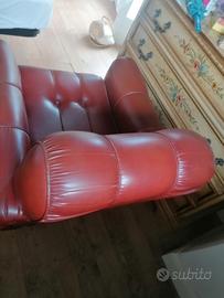 POLTRONA VINTAGE BORDEAUX