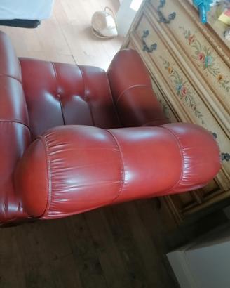 POLTRONA VINTAGE BORDEAUX