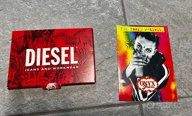Cartoline pubblicitarie Diesel Onix anni 90 vintag