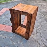 Tavolo da appoggio, sgabello o porta legna