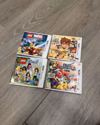 Lotto 4 giochi per nitendo 3ds