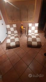 Poltrona relax - chaise longue in ecopelle