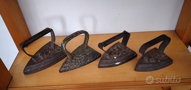 5 Ferri da stiro antichi  