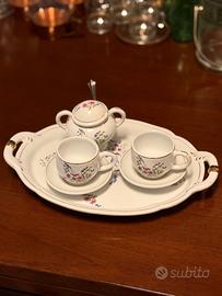 Servizio caffè  2 persone in porcellana