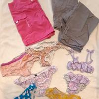 set 8 pezzi da mare/piscina.pantaloncini e costumi