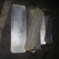 Cuoci pesce in alluminio vassoio teglie in ferro