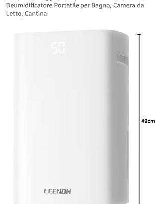 Deumidificatore Leenon 25 litri