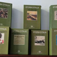 Storia d'Italia Einaudi 9 tomi -1972-77