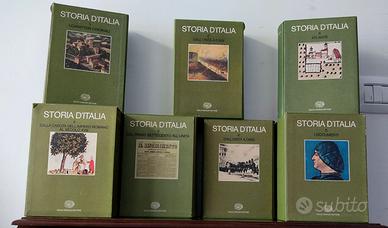 Storia d'Italia Einaudi 9 tomi -1972-77