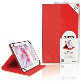 Custodia universale per tablet 7" rossa NUOVA