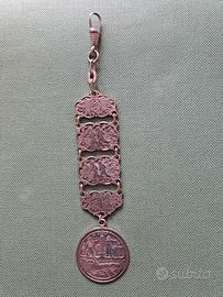 Catena/ciondolo orologio primo '900 sterling s.