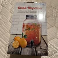 Distrutore bevande in vetro