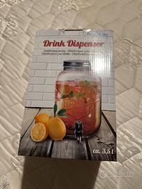 Distrutore bevande in vetro
