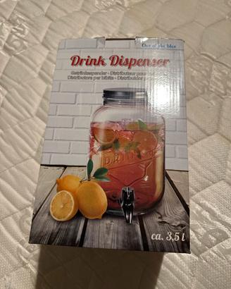 Distributore bevande in vetro
