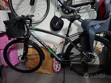 Bicicletta da uomo Moma bike trekking freni a disc