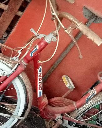 bici pieghevole d'epoca 