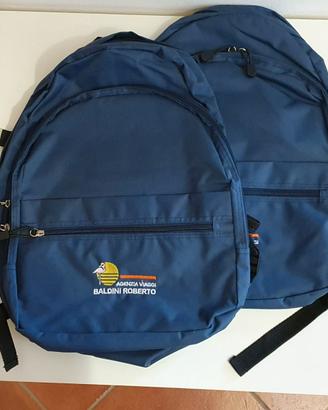 Coppia di zaini blu Agenzia Baldini