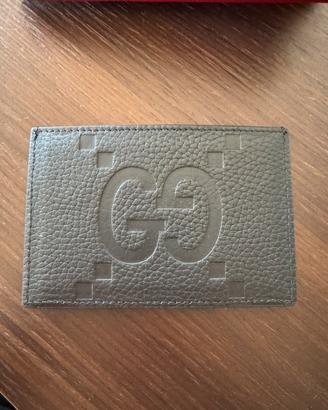 PORTACARTE GUCCI JUMBO GG NERO