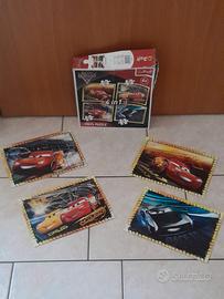 4 Puzzle in 1 Pixar Disney Cars completi Trefl