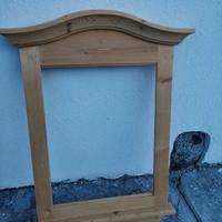 Specchiera grezza in abete