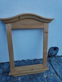 Specchiera grezza in abete