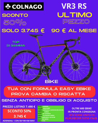 Bici da corsa Colnago V3RS