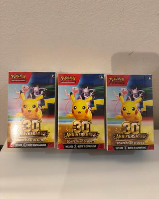 Bundle 30th anniversario Pokemon