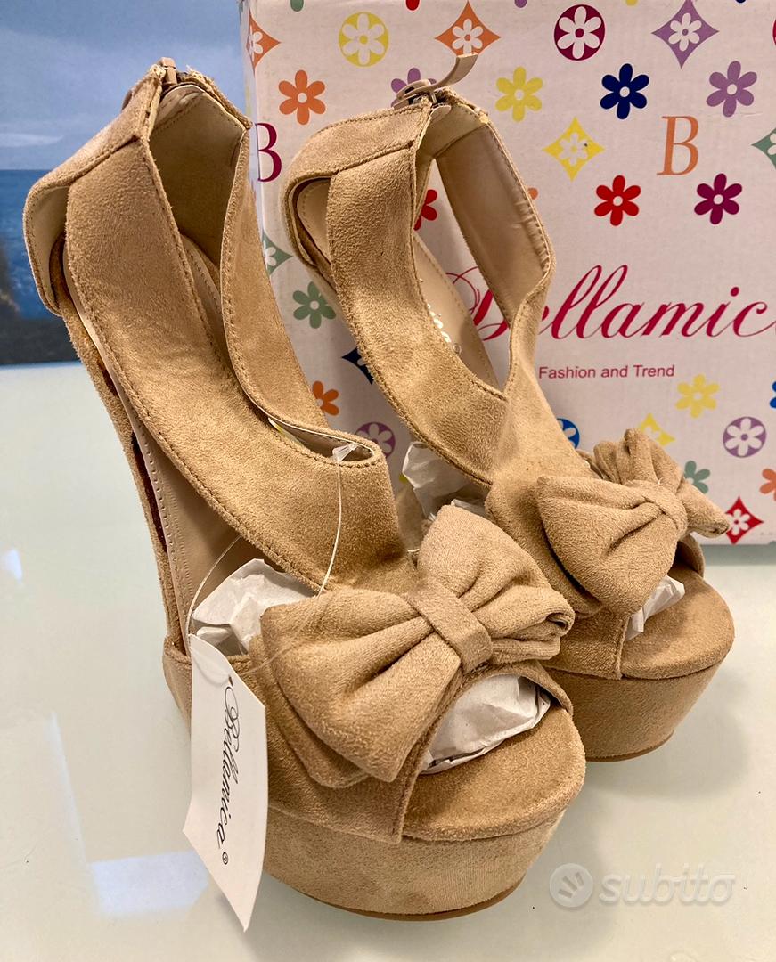 Scarpe nuove zeppe alte senza tacco Bellamica tg37 Abbigliamento e Accessori In vendita a Varese