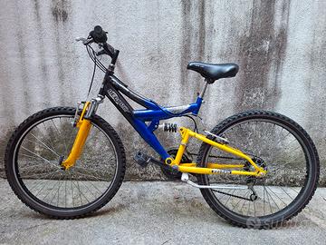 Bici MTB 24  Shimano Bi-ammortizzata mountain bike