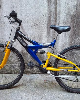 Bici MTB 24  Shimano Bi-ammortizzata mountain bike