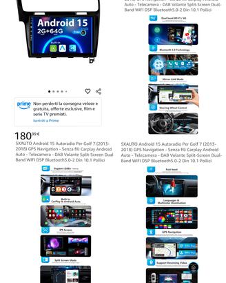 Android car stereo golf 7
