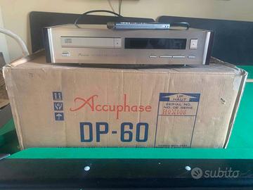 LETTORE CD Hi End ACCUPHASE DP 60 con telecomando