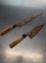 Coltelli giapponesi deba 18 cm e yanagiba 27 cm