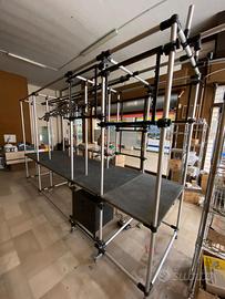 Struttura in alluminio manfrotto