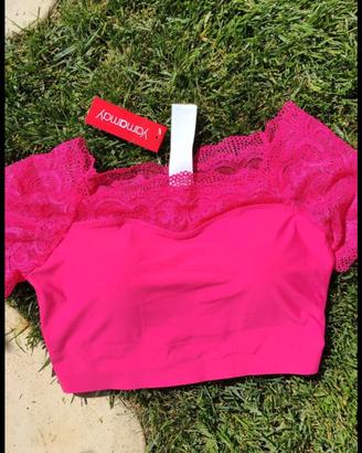 top camisole taglio laser pizzo 