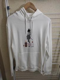 Felpa Aldo Giovanni e Giacomo bianca tg. L NUOVA