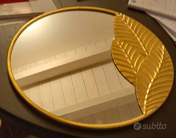 Specchio con foglie di palma