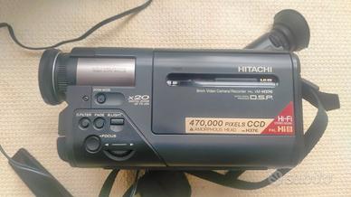 Videocamera Hitachi Hi8 VM-H37E PAL + borsa + cavi