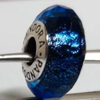 Charm Pandora Murano Blu