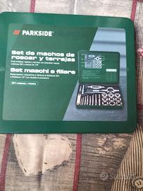 Set maschi e filiere Parkside nuovo Sigillato 
