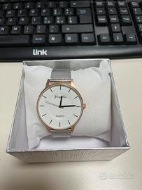 orologio con cinturino in ferro