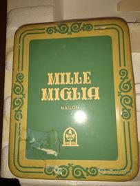 Scatola in latta vintage mille miglia